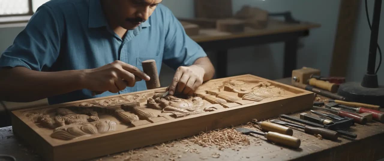 Kaaladi Handicrafts Background