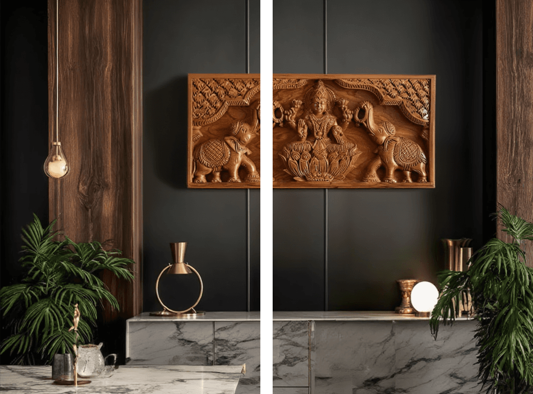 Modern Carved Wood Wall Art: Traditional Craft for Contemporary Homes