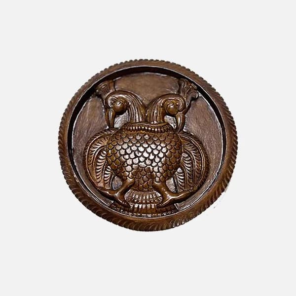 Large Glossy Twin Parrot Wall Decor Gallery - Detail