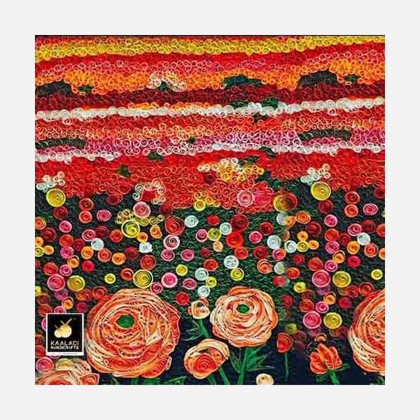 Rose Garden Quilled Paper Wall Art Gallery - Detail