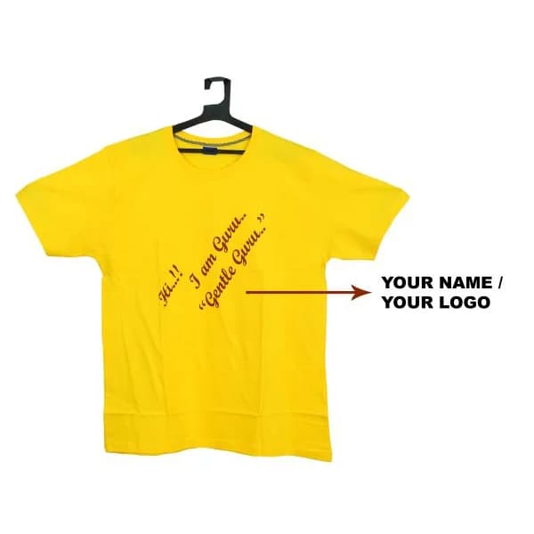 Quote Round Neck Cotton T Shirt Gallery - Detail