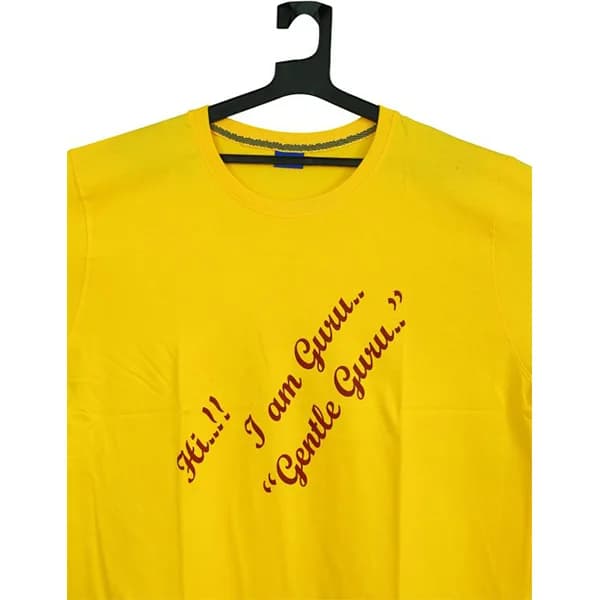 Quote Round Neck Cotton T Shirt Gallery - Detail