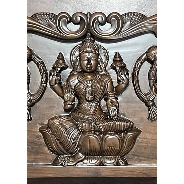 Gajalakshmi with Annam - Antique Finish Gallery - Detail