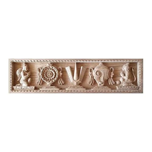 48 Inch'' Vishnu Thirunamam with Sangu Chakra and Hanuman Panel