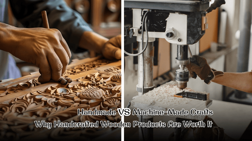 Handmade vs Machine-Made Crafts: Why Handcrafted Wooden Products Are Worth It
