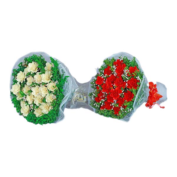 Red Rose Flower Bouquet 
