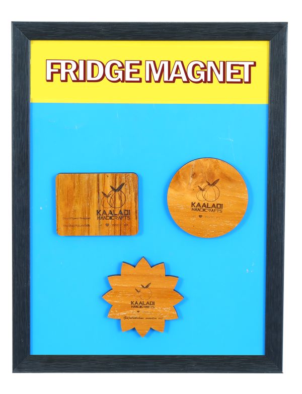 Fridge Magnet - Teak Wood - KH