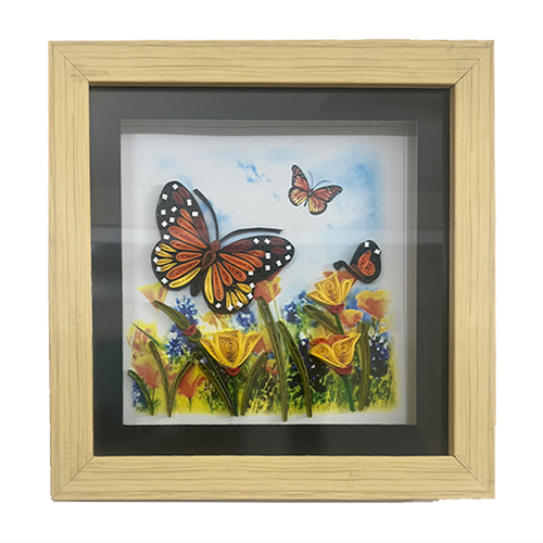 Monarch Butterfly Paper Quilling Art