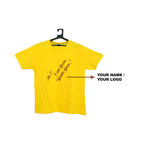 Quote Round Neck Cotton T Shirt