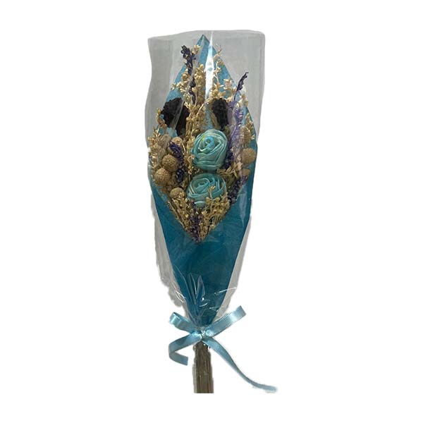 Mini Turquoise Blue Flower bouquet