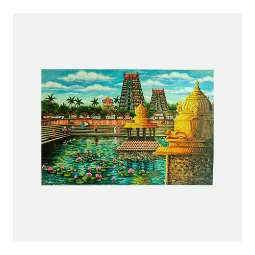 Temple Pond Village Wall Art