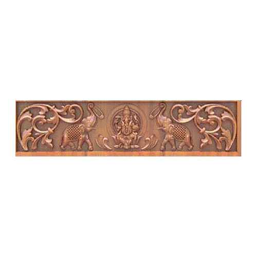 Lord Ganesha with Elephant Wall Mount