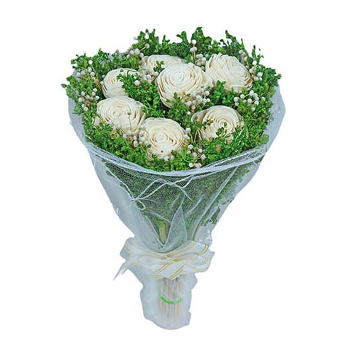 Small Lotus Rose Flower Bunch