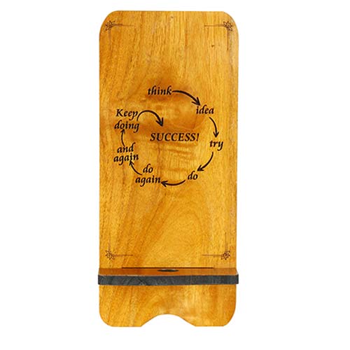 Motivational Quote Phone Holder