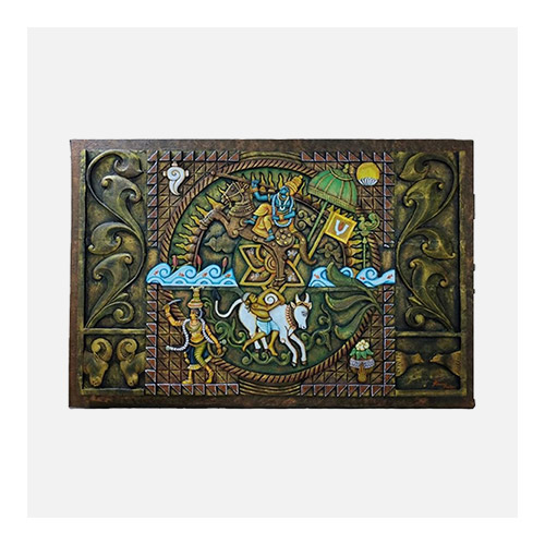 Madurai Vaibhav Mural Handpainted Wall Art Decor