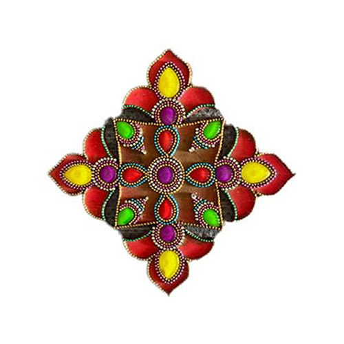 Rangoli Decor Wedding Plate