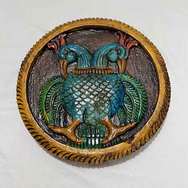 Twin Parrot - Large - Colourful Finish - Wall Mount