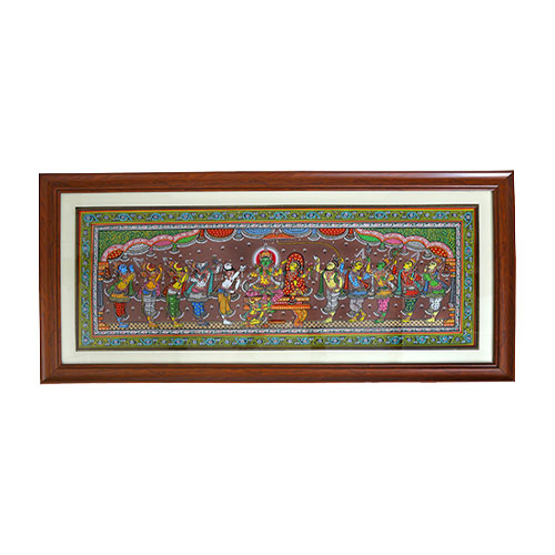 Lord Rama and Sita Pattachitra Painting